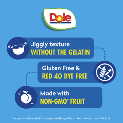 Dole Peaches in Straw Gel W/Diced Peaches - 12 - 4.3 Oz - Image 6