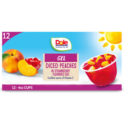 Straw Gel W/Diced Peaches - 3.22 Lb - Image 2