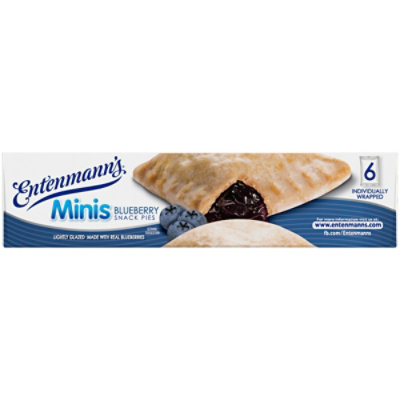 Entenmanns Minis Snack Pies Blueberry 6 Count - 12 Oz - Image 1