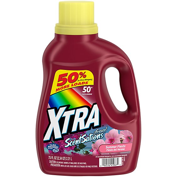 XTRA Summer Fiesta Liquid Laundry Detergent - 75 Oz