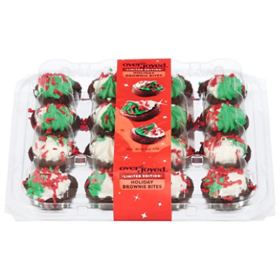 Overjoyed Brownie Bites Decorated Holiday Platter - 14 Oz - Image 4