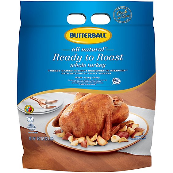 Butterball Ready To Roast Whole Turkey Frozen - 12 Lb