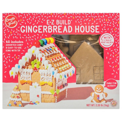 Baketivity Baking Kit Holiday Gingerbread House Kit - Bake And Build Edible  Gingerbread House - Create A Treat Gingerbread House Kit : Target