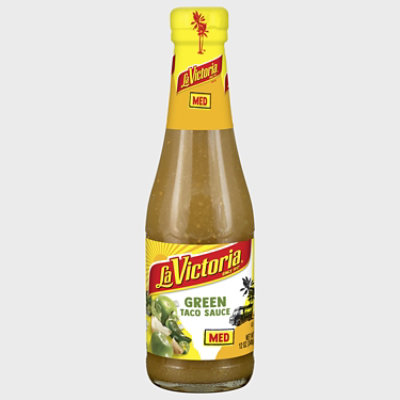 La Victoria Taco Sauce Green Medium - 12 Oz - Image 1