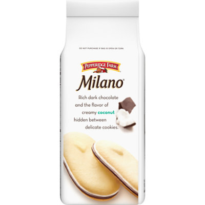 Pepperidge Farm Milano Coconut Flavored Chocolate Cookies - 7 Oz - Image 8