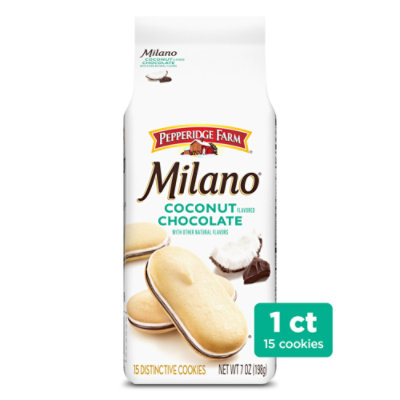 Pepperidge Farm Milano Coconut Flavored Chocolate Cookies - 7 Oz - Image 2