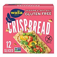 Wasa Crispbread Gluten Free Sesame & Sea Salt 12 Count - 6.1 Oz - Image 2