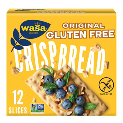 Wasa Crispbread Original Gluten Free Crackers - 5.4 Oz - Image 1