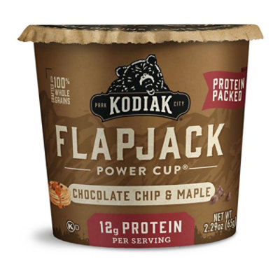 Kodiak Chocolate Chip & Maple Flapjack Power Cup - 2.29 Oz - Image 3