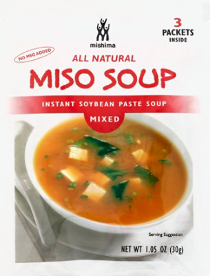 Mishima Miso Soup Mixed - 1.05 Oz - Image 2