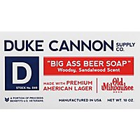 Duke Cannon Big Ass Beer Soap Woodsy Sandalwood Scent - 10 Oz - Image 2