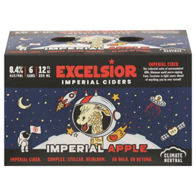 Schilling Cider Excelsior Imperial Apple In Cans - 6-12 Fl. Oz. - Image 3