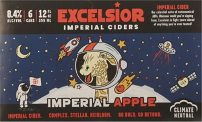 Schilling Cider Excelsior Imperial Apple In Cans - 6-12 Fl. Oz. - Image 4