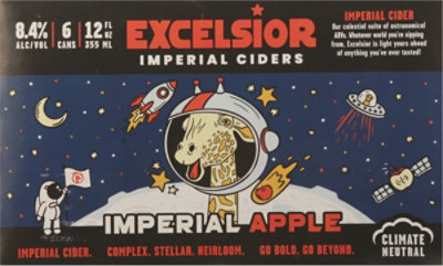 Schilling Cider Excelsior Imperial Apple In Cans - 6-12 Fl. Oz. - Image 4