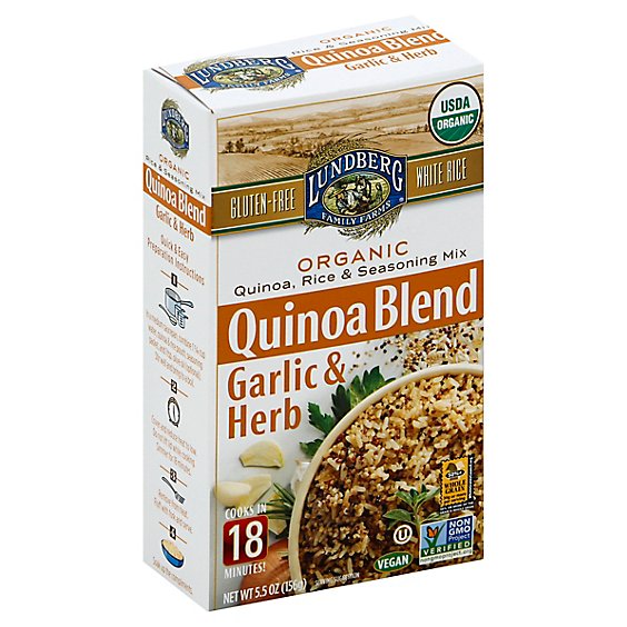 Lundberg Quinoa Wht Rce Glc Hrb En - 5.5 Oz