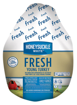 Honeysuckle White Whole Turkey Fresh - Weight Between 10-16 Lb - Image 1