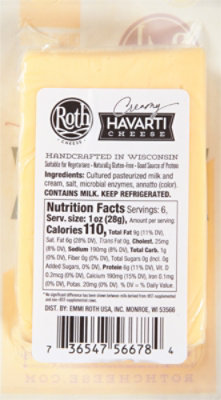 Roth Cheese Havarti Original - 6 Oz - Image 6
