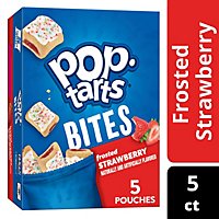 Pop-Tarts Kids Snacks Frosted Strawberry Baked Pastry Bites 5 Count - 7 Oz - Image 2