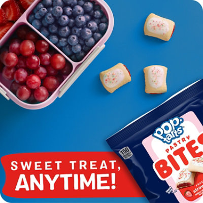 Pop-Tarts Baked Pastry Bites Frosted Strawberry Kids Snacks 5 Count - 7 Oz - Image 7