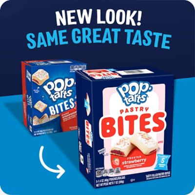 Pop-Tarts Baked Pastry Bites Frosted Strawberry Kids Snacks 5 Count - 7 Oz - Image 3