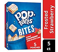 Pop-Tarts Kids Snacks Frosted Strawberry Baked Pastry Bites 5 Count - 7 Oz