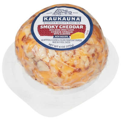 Kaukauna Smoky Cheddar Spreadable Cheese Ball -  6 Oz
