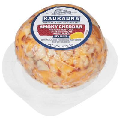 Kaukauna Smoky Cheddar Spreadable Cheese Ball -  6 Oz - Image 2