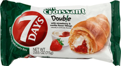 7 Days Croissant Soft With Strawberry & Vanilla Filling - 2.65 Oz - Image 2