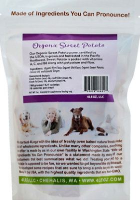 4legz Sweet Potato Dog Treat - 7 Oz - Image 3