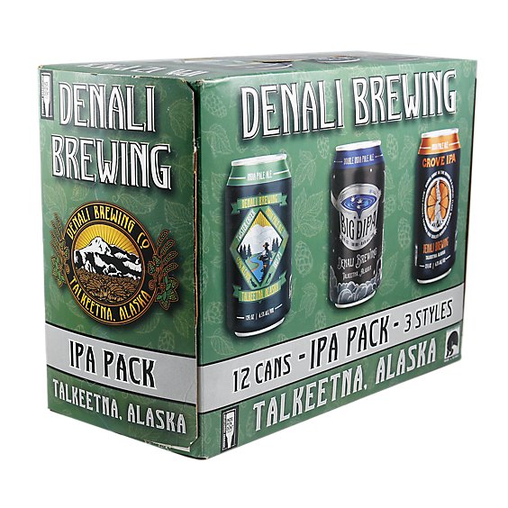 Denali Ipa Variety Pack In Cans - 12-12 Fl. Oz.