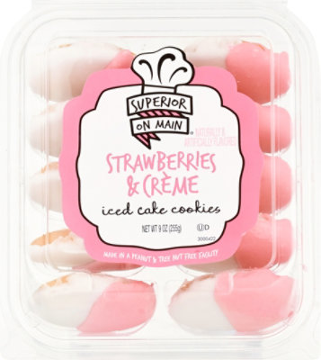 Cookies Iced Strawberries And Creme 10ct - 9 Oz - Image 2