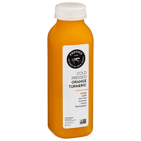 Pressed Juicery Orange Turmeric - 12 Fl. Oz.