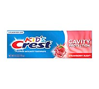 Crest Kids Toothpaste Cavity Protection Strawberry Rush Flavor - 4.2 Oz.