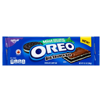 Milka Candy Bar Chocolate Oreo Big Crunch Bar Mint 10.5 Oz Andronico's