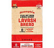 Josephs Lavash Bread Flax 4 Count - 9 Oz