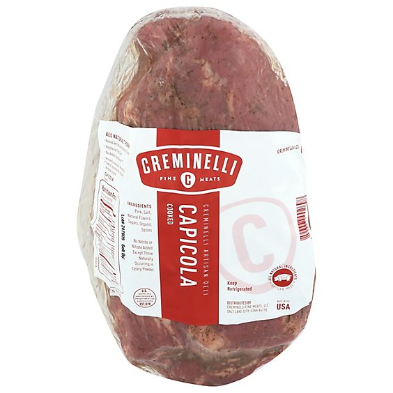 Creminelli Cooked Capicola Case - 0.50 Lb