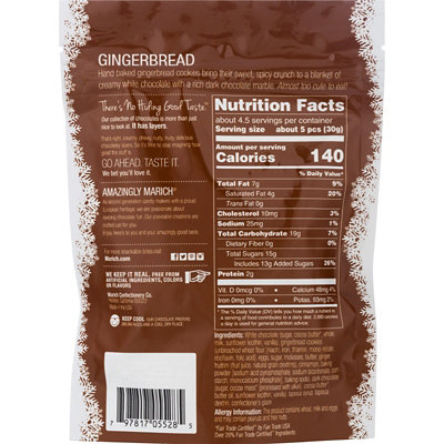 Dk & White Choc Gingerbread - 4.75 Oz - Image 2