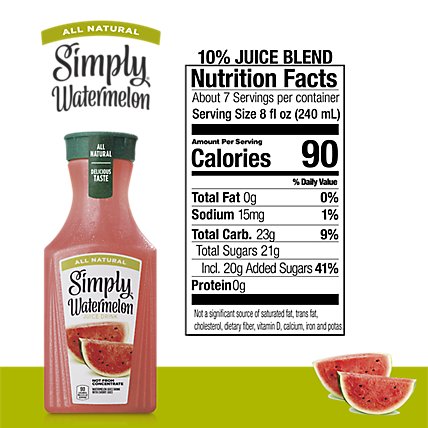 Simply Watermelon Juice All Natural - 52 Fl. Oz. - Image 4