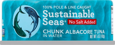 Sustainab Tuna Albcre Watr No Salt - 5 Oz - Image 2