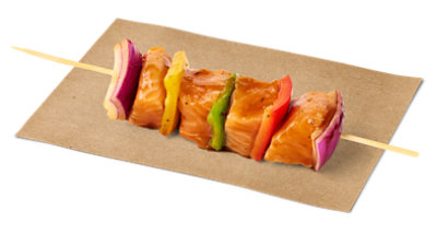 Salmon Kabob with Jamaican Jerk Marinade - Each