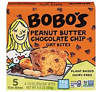 Bobos Oat Bites Pnt Btr Choc Chip - 6.5 Oz