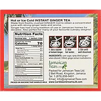 Caribbean Dreams Herbal Tea Instant Ginger Pre Sweetened 10 Count - 6.35 Oz - Image 5