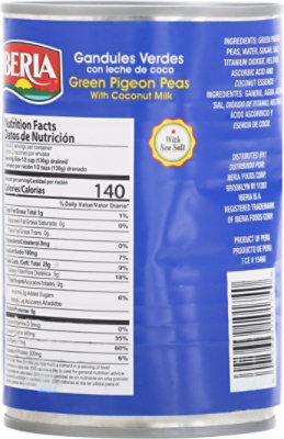 Ib Green Pigeon Peas W Coco - 15 Oz - Image 6