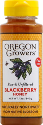 Oregon Growers Honey Raw & Unfiltered Blackberry - 12 Oz - Image 2