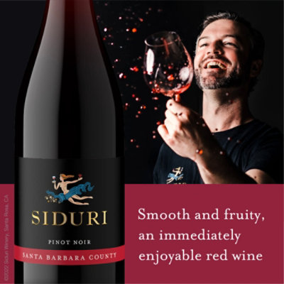 Siduri Santa Barbara County Pinot Noir Red Wine - 750 Ml - Image 3