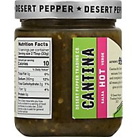 Desert Pepper Trading Company Salsa Cantina Hot Green - 16 Oz - Image 6