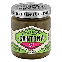Desert Pepper Trading Company Salsa Cantina Hot Green - 16 Oz - Image 1
