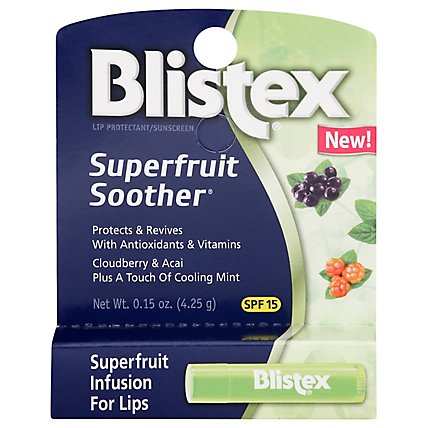 Blistex Lip Protectant/Sunscreen Superfruit Soother SPF 15 - 0.15 Oz - Image 3