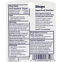 Blistex Lip Protectant/Sunscreen Superfruit Soother SPF 15 - 0.15 Oz - Image 4