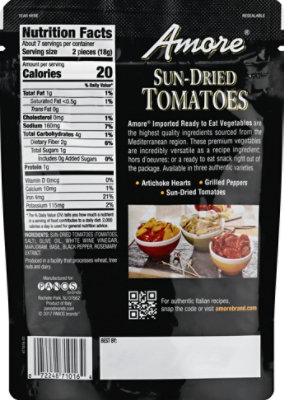 Amore Tomatoes Sun Dried - 4.4 Oz - Image 6